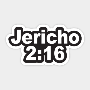 Jericho 2:16 Sticker